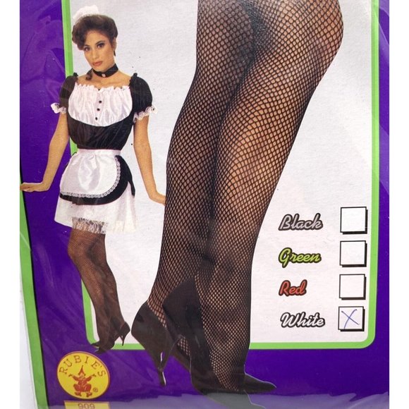 Sexy White Fishnet Stockings Tights Cosplay Pantyhose Costume Theatre Dance - Picture 3 of 7